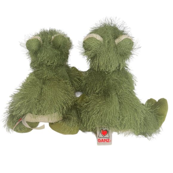 Ganz Webkinz Lil’ Kinz‎ Frog 9” Plush Stuffed Animal  Toy Set Of Twins (2) READ - Picture 5 of 13